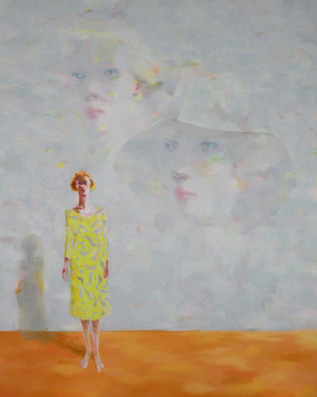 Tjark Ihmels, In Position, 2019, Öl auf Leinwand, 200 x 160 cm