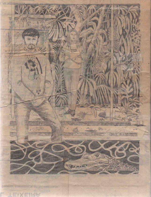 Jan Schmelcher, California Dreaming, 2018, Bleistift auf Papier, 24 x 18 cm