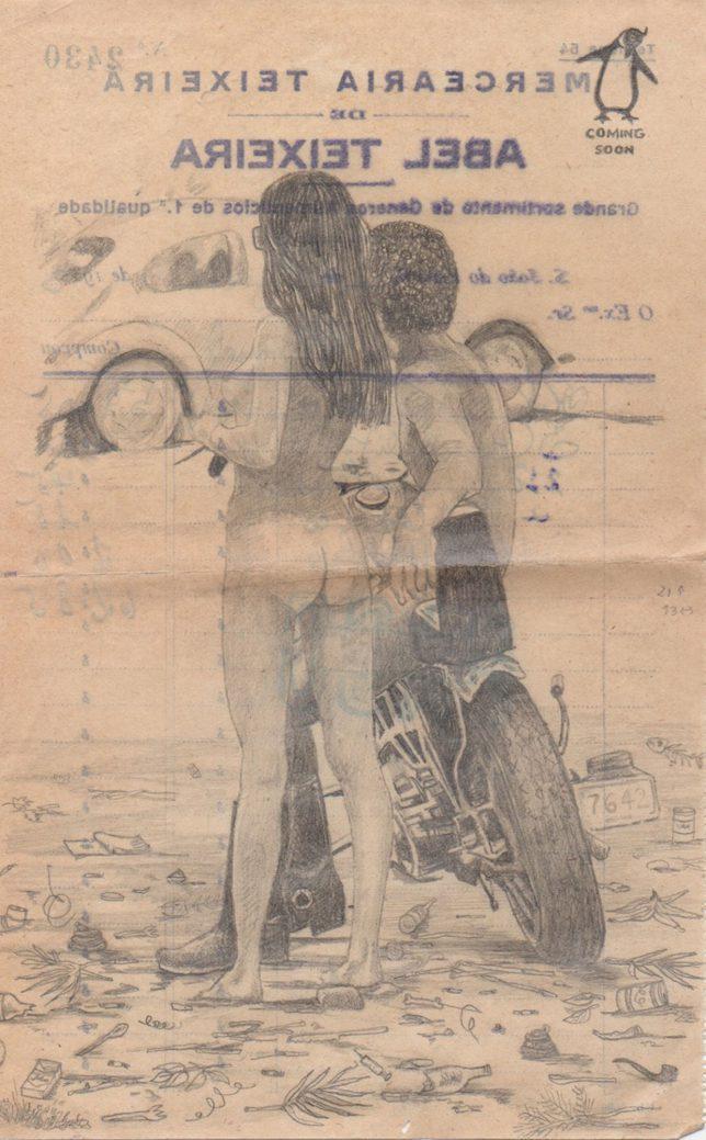 Jan Schmelcher, Abel, 2019, Bleistift auf Papier, 21 x 13 cm