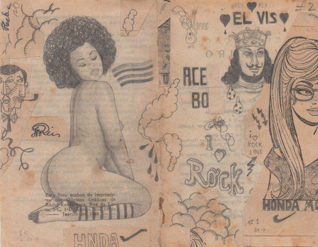 Jan Schmelcher, Elvis Aceboy, 2019, Bleistift auf Papier, 15 x 20 cm