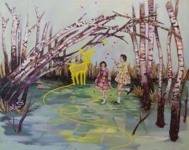 Ekaterina Leo, Lucid Dreaming, 2018, Öl auf Leinwand, 140 x 170 cm