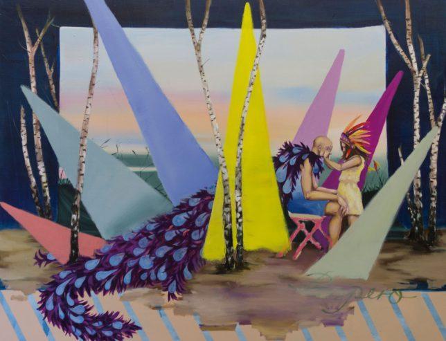 Ekaterina Leo, Prospero, 2018, Öl auf Leinwand, 105 x 135 cm