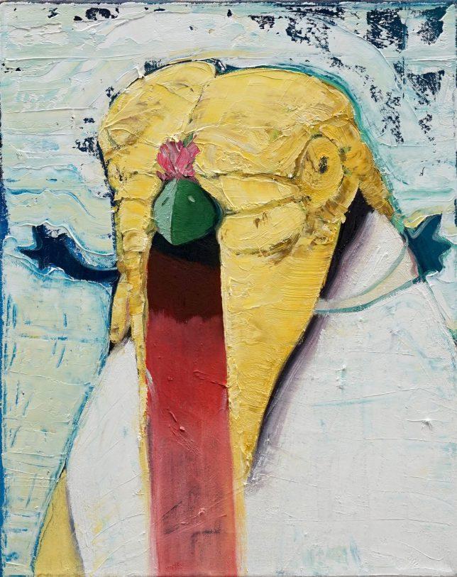 Philipp Kummer, Das früheste Licht, 2020, Öl auf Leinwand, 50 x 40 cm