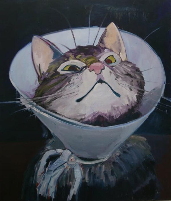 Philipp Kummer, Weltschmerz, 2019, Öl auf Leinwand, 180 x 210 cm