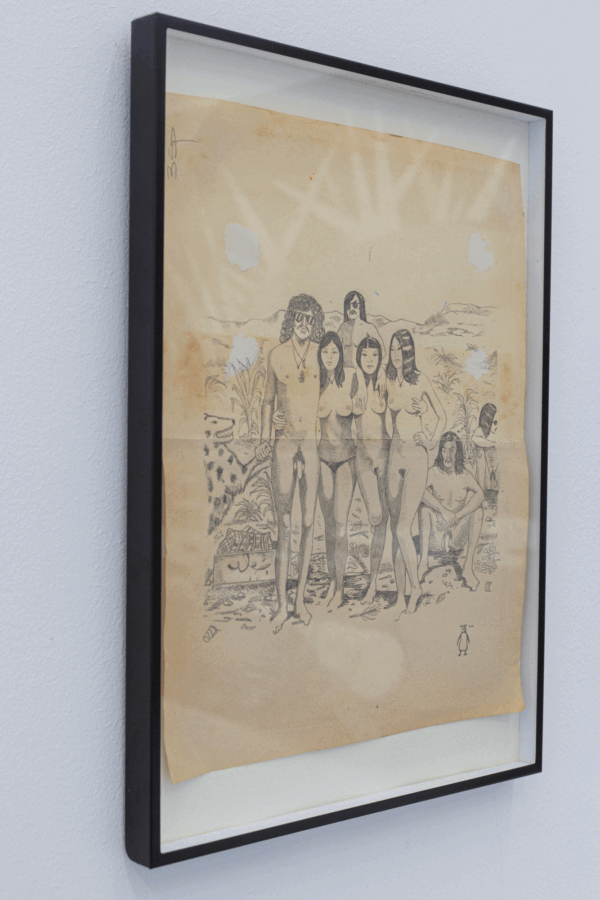 Jan Schmelcher, Beachdogz, 2021, Bleistift auf Papier, 25 x 20 cm