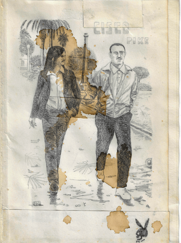 Jan Schelcher, Cisco Pike, 2021, Bleistift auf Papier, 20 x 15 cm