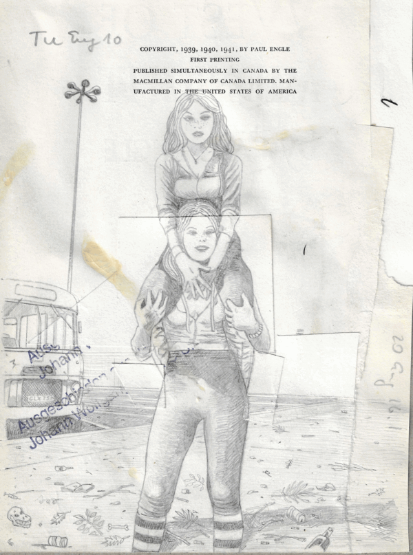 Jan Schmelcher, In a Month of Sundays, 2021, Bleistift auf Papier, 20 x 15 cm