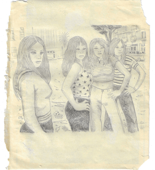 Jan Schmelcher, Old Song Cut, 2021, Bleistift auf Papier, 16,5x 13,5 cm