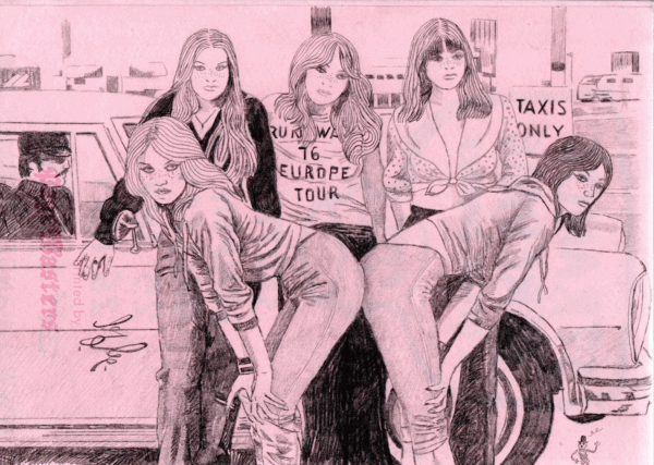 Jan Schmelcher, Summer of 76, 2021, Bleistift auf Papier, 15 x 20,5 cm