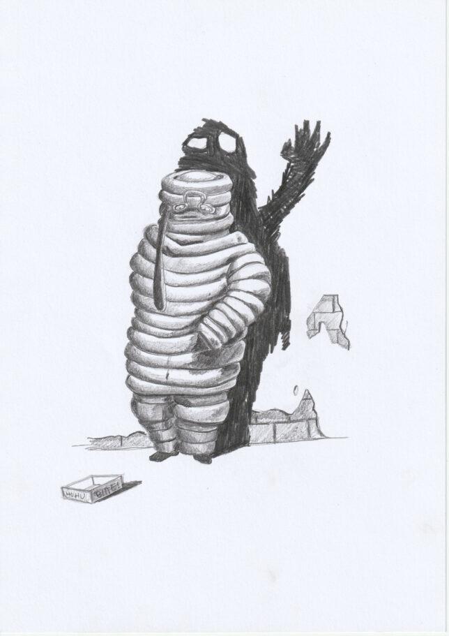 Philipp Kummer, o.T. 6, 2021, Bleistift auf Papier, 29,8 x 21 cm