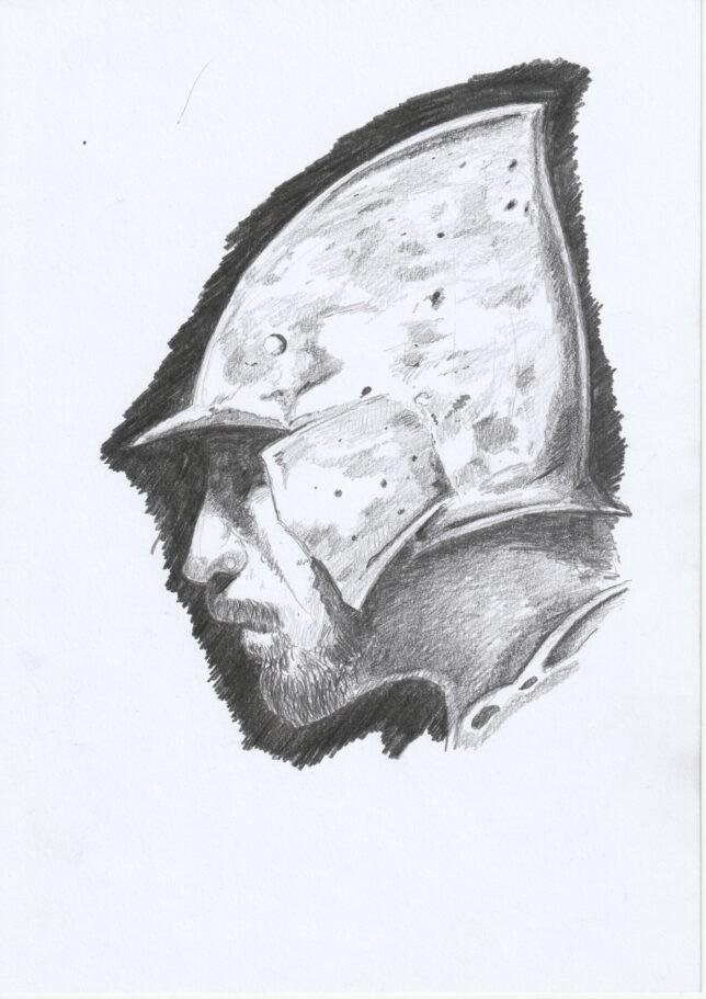 Philipp Kummer, o.T, 2021, Bleistift auf Papier, 29,8 x 21 cm