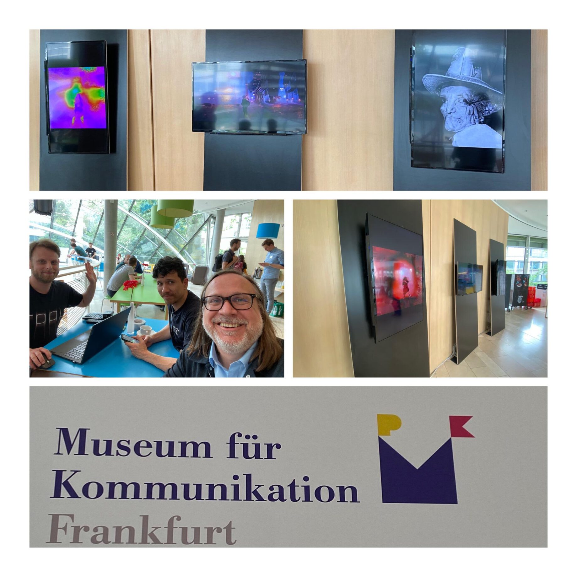 Greulich Gallery with AI Art at the Museum of Communication