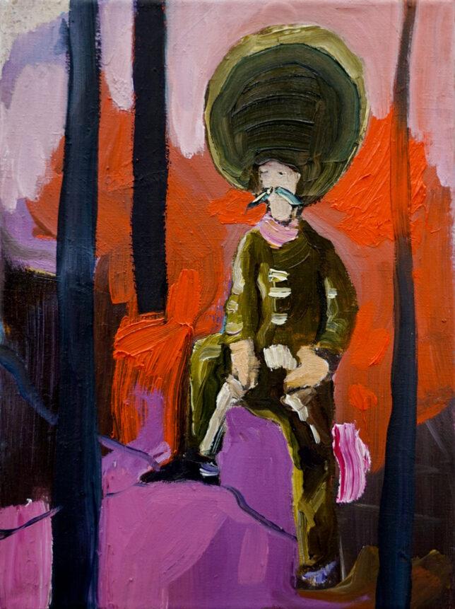 Philipp Kummer, once a dream, 2022, Öl auf Lwd., 24 x 18 cm