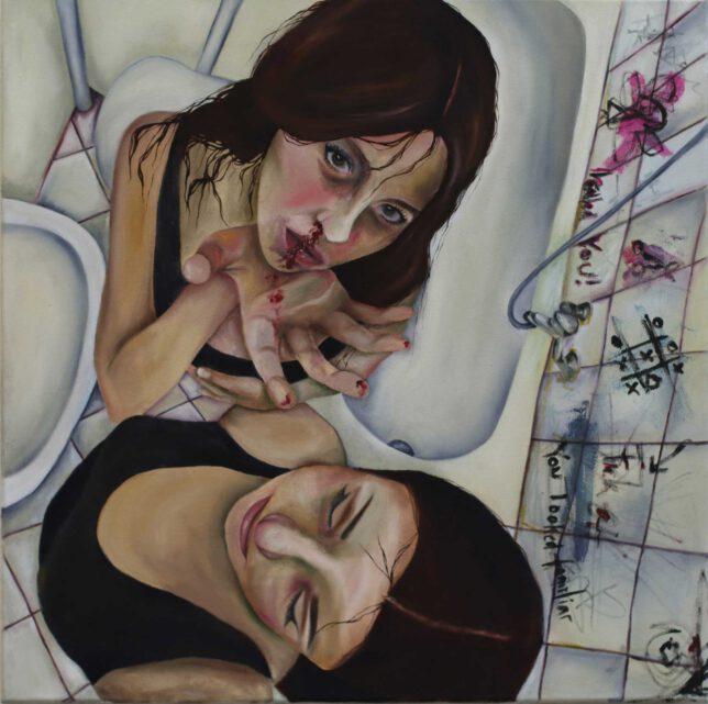 Stella Winter, Sylvester, 2021, Oil on Canvas, 60 x 60 cm