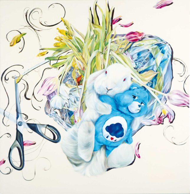 Stella Winter, The Break Up, 2023, Oil on Canvas,120 x 120 cm