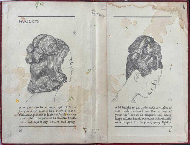 Jan Schmelcher, Curly Topknot, 2021, Bleistift, Papier auf Holz, 22 x 29 cm