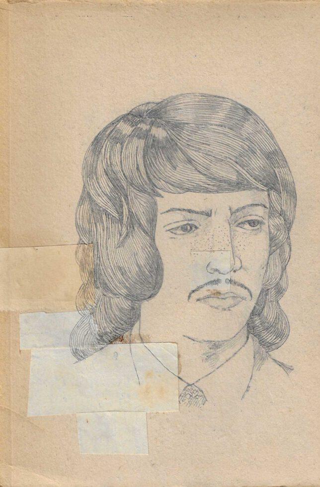 Jan Schmelcher, Janeiro, 2023, Bleistift Papier auf Holz, 19,5 x 14 cm