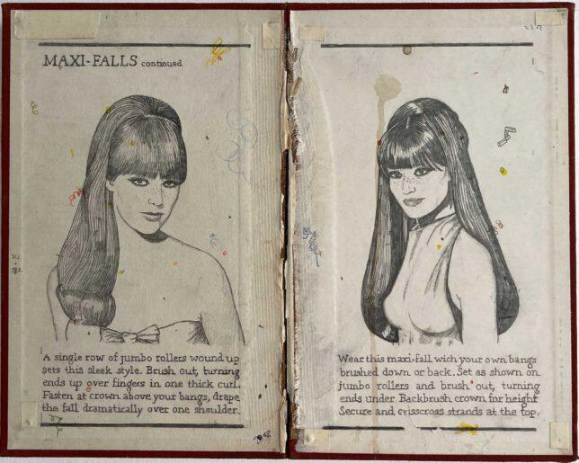 Jan Schmelcher, Maxi Falls, 2023, Bleistift, Papier auf Holz, 22 x 28 cm