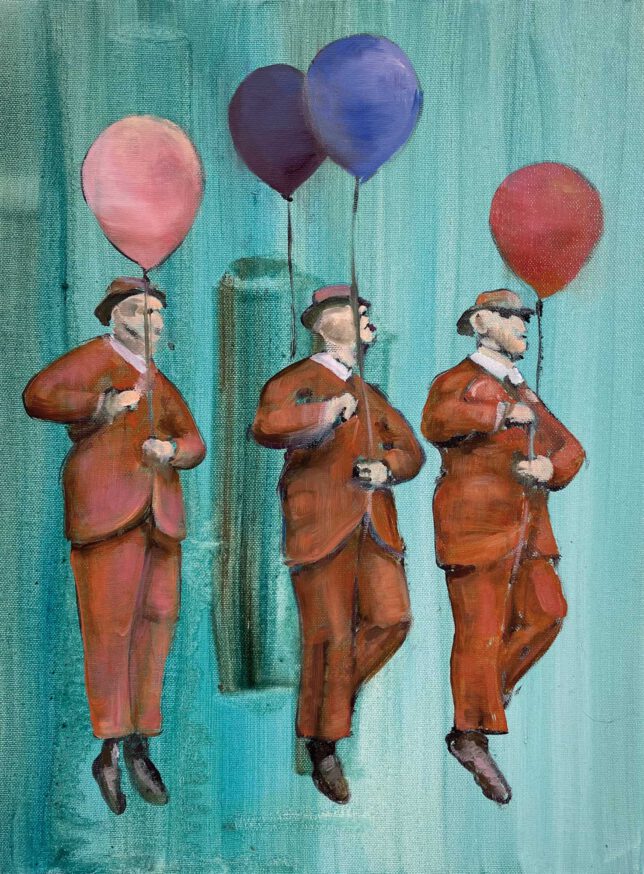 Isabel Friedrich, Lockstrom, 2023, Öl auf Lwd., 40 x 30 cm