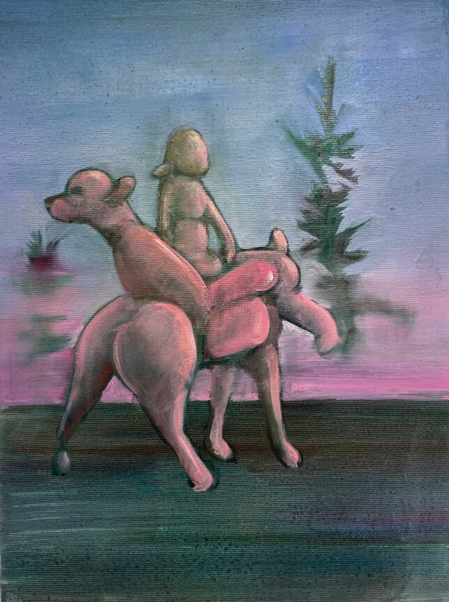 Isabel Friedrich, you and me, 2023, Öl auf Lwd., 40 x 30 cm