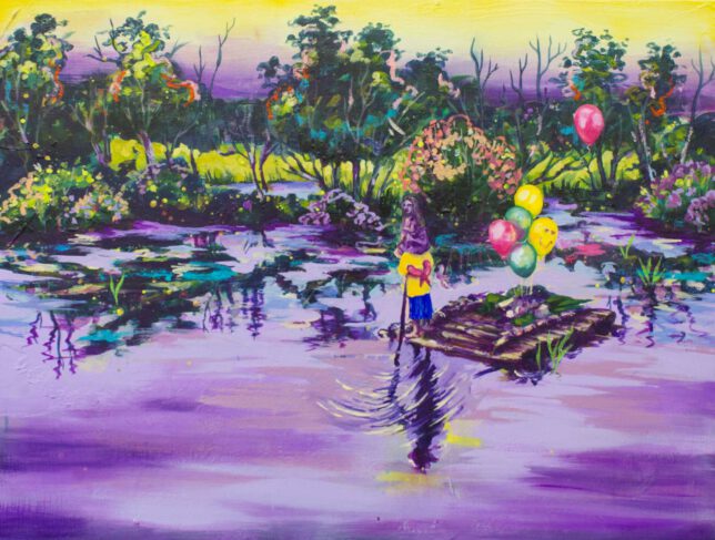 Ekaterina Leo, Hot Pepper, 2023, Acryl und Öl auf Holz, 60 x 80 cm