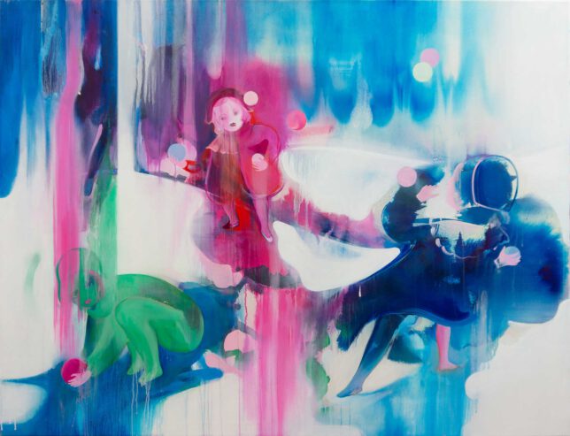 Bettina Sellmann, Snowballs, 2023, Acrylic on Canvas, 130 x 170 cm