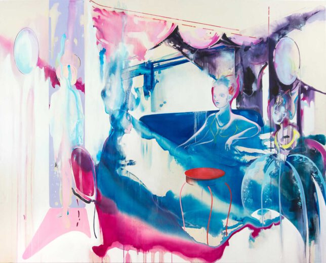 Bettina Sellmann, Tea, 2022, Acrylic on Canvas, 200 x 250 cm
