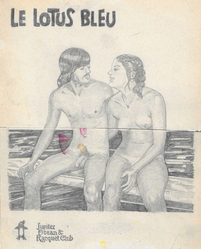 Jan Schmelcher, Lotus Eaters, 2024, Bleistift, Papier auf Holz, 19 x 15,2 cm, 750 euro