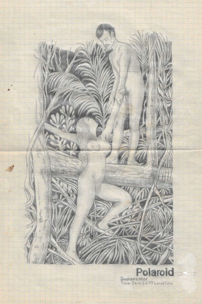 Jan Schmelcher, TimeZero, 2024, Bleistift, Papier auf Holz, 29 x 21 cm, 850 Euro