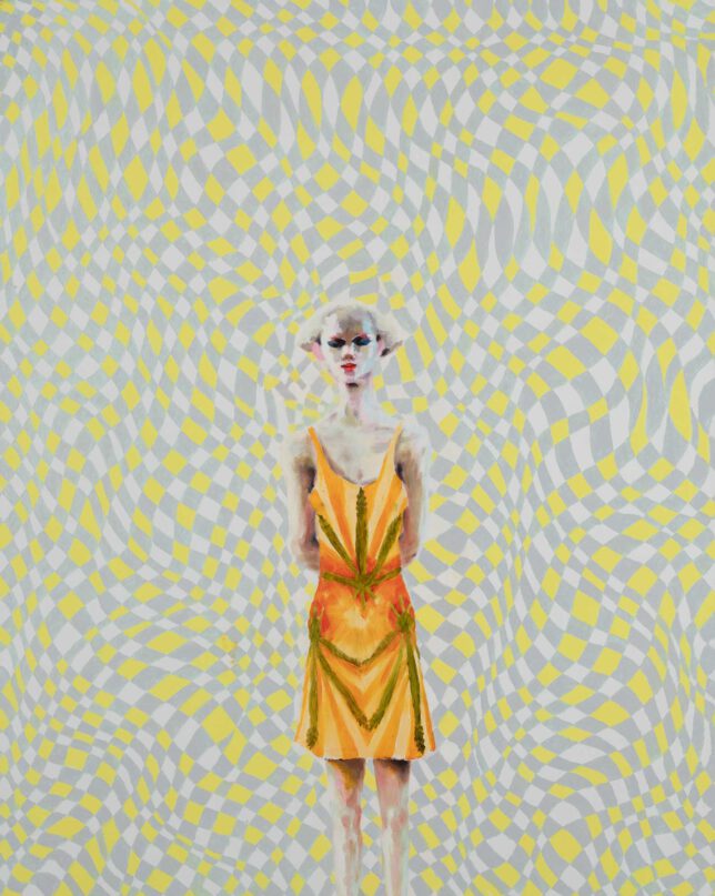 Tjark Ihmels, Substanz, 2022, Öl auf Leinwand, 100 x 80 cm