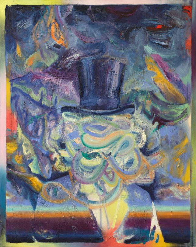 Matthias Moravek, Misty, 2023, Öl auf Leinwand, 100 x 80 cm