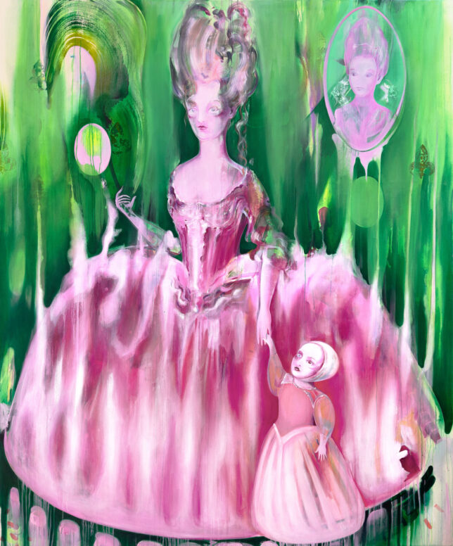 Bettina Sellmann, Generations, 2024, Oil, Acrylic on Canvas, 240 x 200 cm