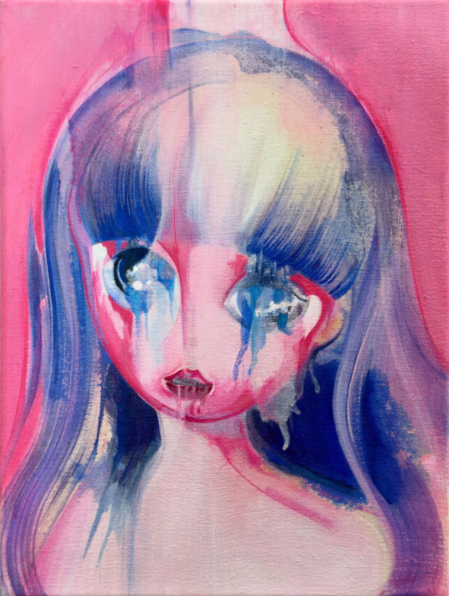 Bettina Sellmann, Wild Guesses, 2024, Acrylic on Canvas, 40 x 30 cm