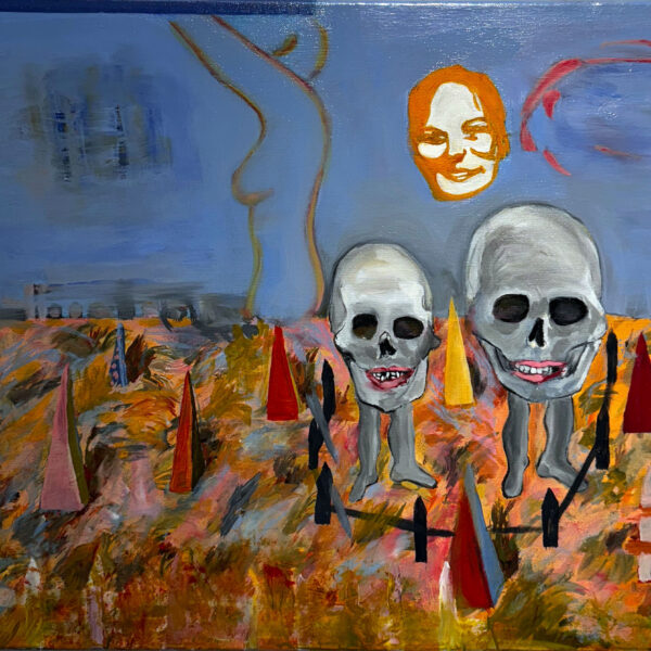 Sagi Shutrit, Acid Bloom #5, 2024, Oil on Canvas, 50 x 60 cm Sagi Shutrit, Acid Bloom #5, 2024, Oil on Canvas, 50 x 60 cm