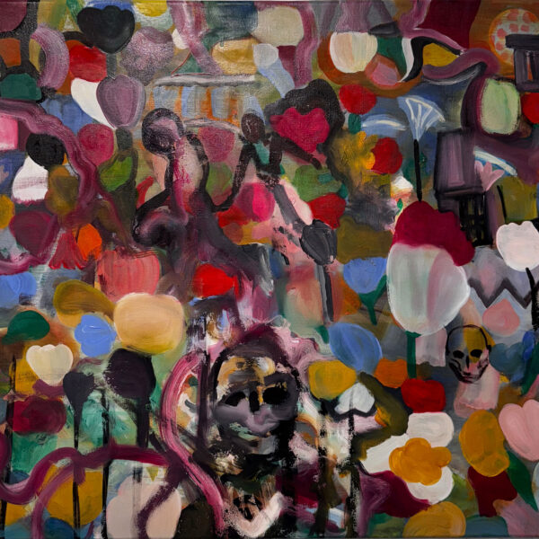 Sagi Shutrit, Hobbemaplein, 2022, Oil on Canvas, 60 x 70 cm Sagi Shutrit, Hobbemaplein, 2022, Oil on Canvas, 60 x 70 cm