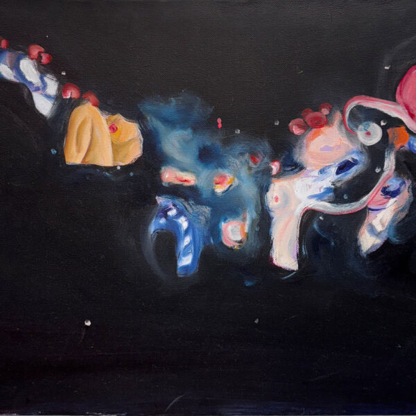 Sagi Shutrit, Striped-Rock, 2021, Oil on Canvas, 50 x 40 cm Sagi Shutrit, Striped-Rock, 2021, Oil on Canvas, 50 x 40 cm