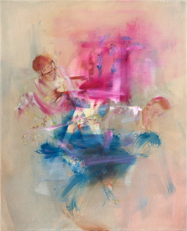 Robert Muntean | Some Velvet Morning II | 2025 | Öl auf Leinwand | 80 x 65 cm