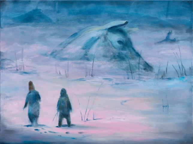 Galerie_Greulich_Sebastian_Meschenmoser_Kelpie_2025_60x80cm_Oel auf Leinwand 2025