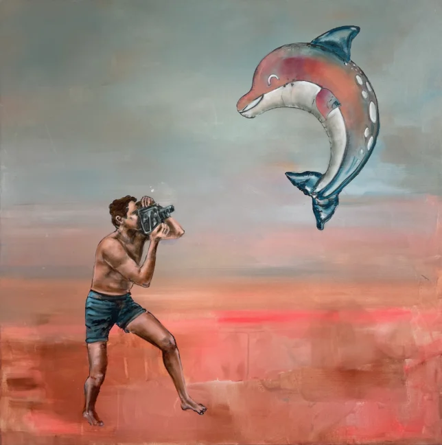 Eldo Rado, 2026, Acryl und Öl auf Leinwand, 110 x 110 cm