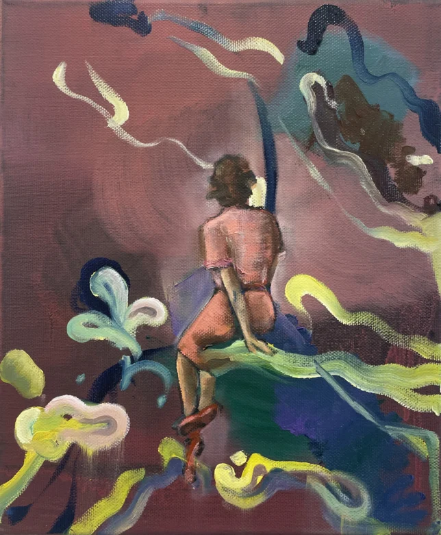 Memory Landscape, 2025, Öl auf Leinwand, 30 x 25 cm